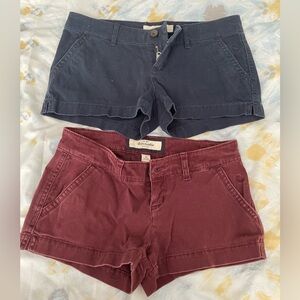 2 pairs of Abercrombie shorts girls sz 12